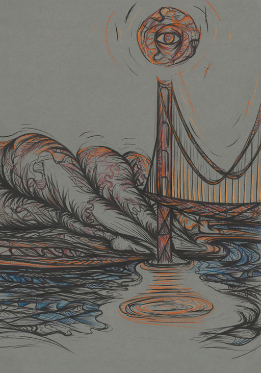Redmoon on the Golden Gate